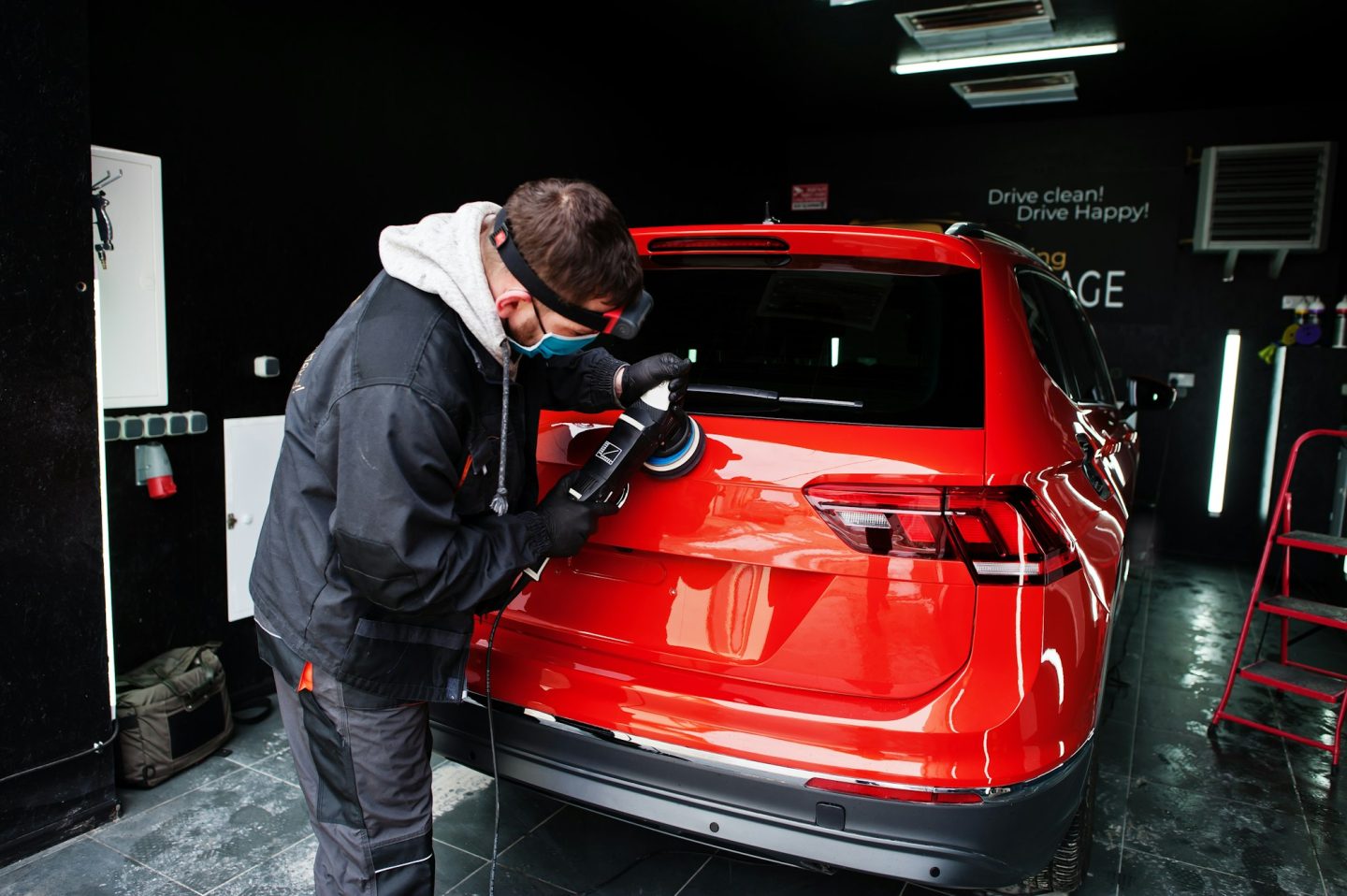 Car detailing concept.