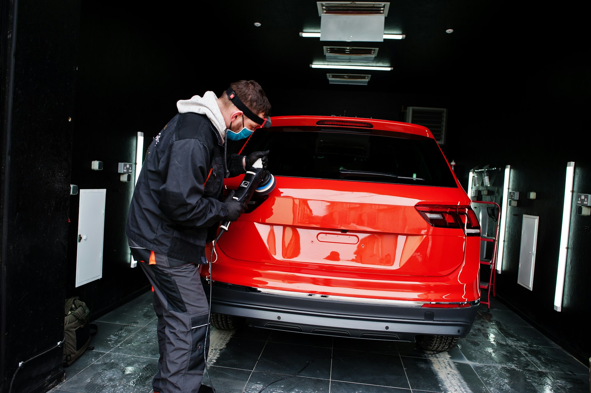 Car detailing concept.