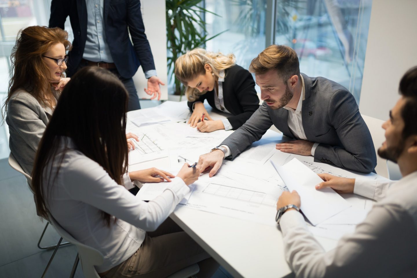 Business meeting and teamwork by business people