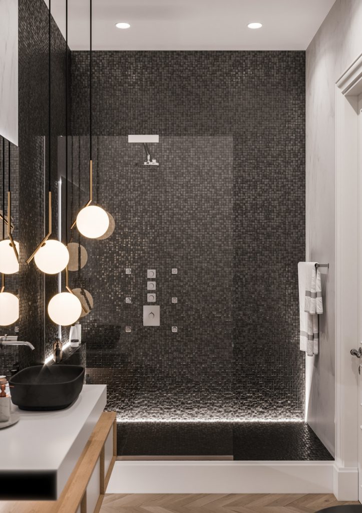 Modern interior of stylish apartment
