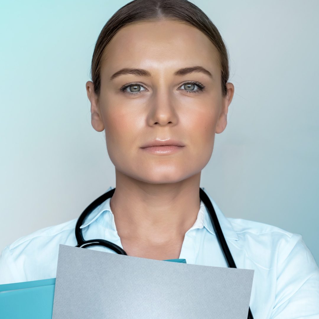 Confident doctor portrait