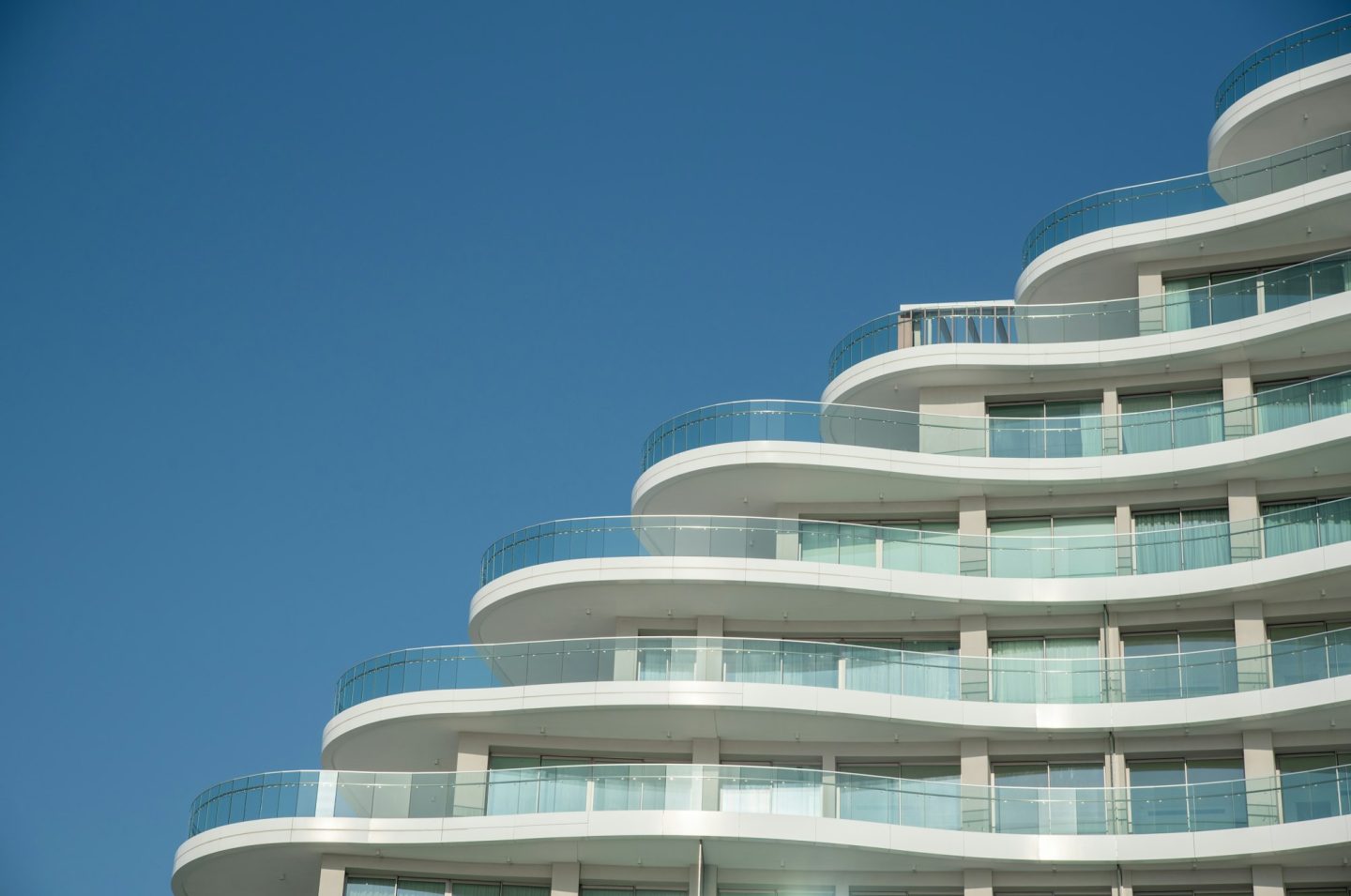 Modern office and home apartment building details . Luxury real estate. Contemporary architecture