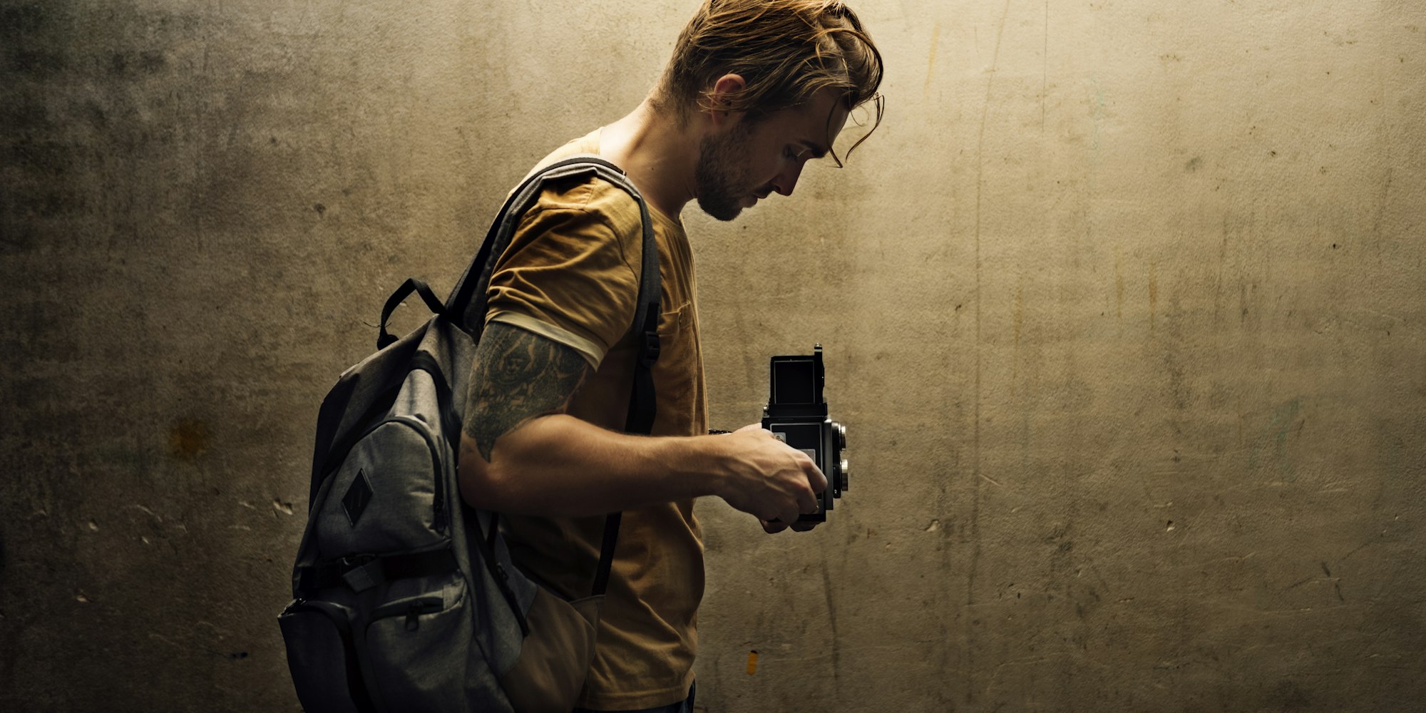 Photographer Camera DSLR Shooting Journalist Concept